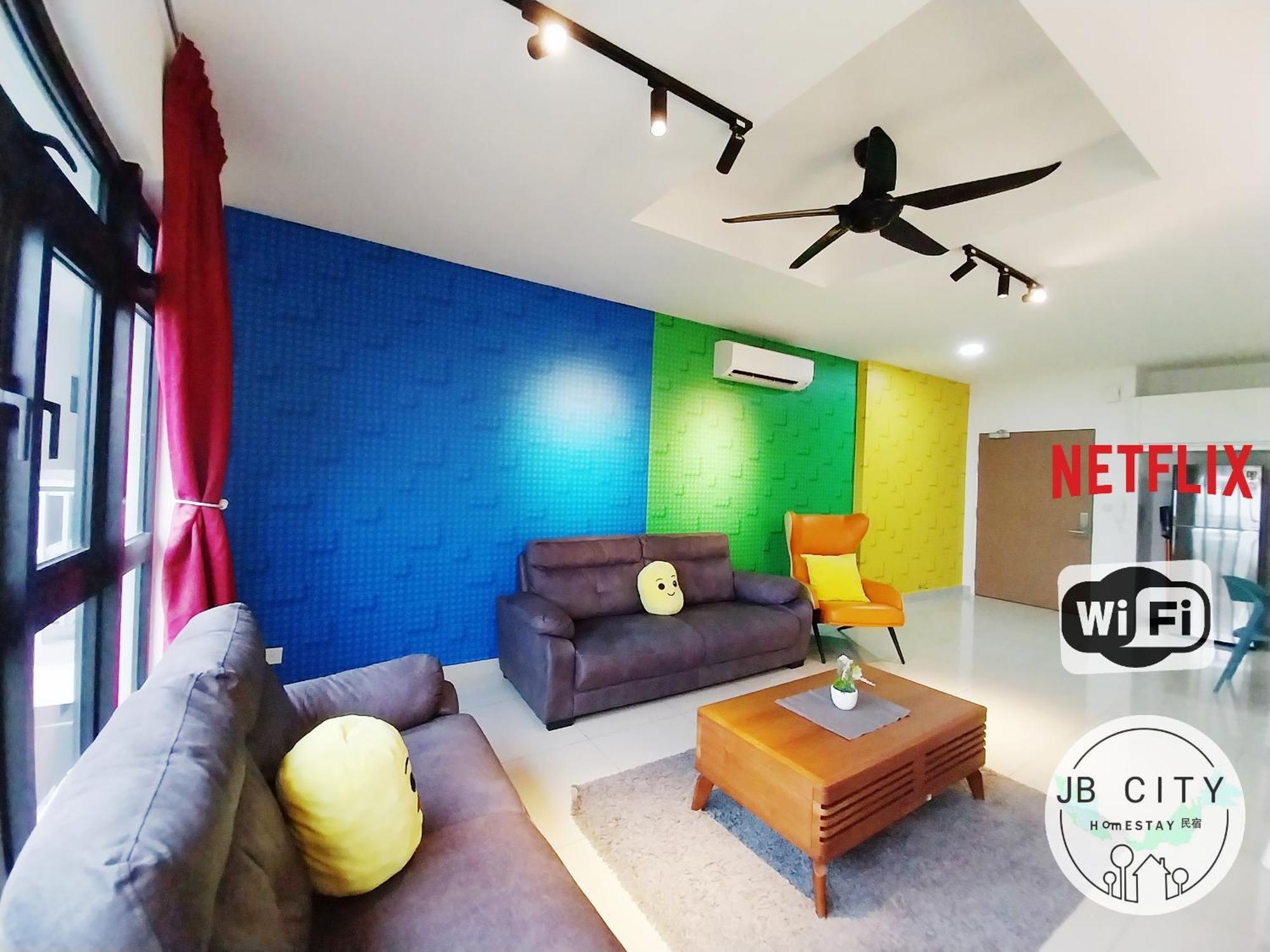 Pangsapuri Meridian By Rr Jbcity نوساجايا الغرفة الصورة